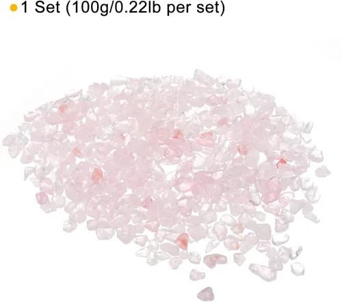 Vista 3 de MECCANIXITY Piedras pulidas de 3.53 oz/0.22 libras, 0.197-0.276 in, cristal triturado natural, piedras pulidas irregulares, decoración de grava