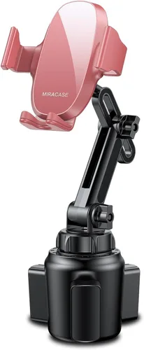 Vista 12 de Miracase Soporte Universal para Teléfono en Portavasos de Coche, [Versión Mejorada] Soporte Ajustable de Cuello Largo para Portavasos de Coche