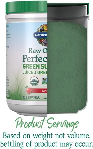 Vista 4 de Garden of Life - Polvo orgánico crudo perfecto para alimentos verdes, polvo de superalimentos , 0658010116244, 1