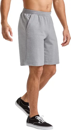Vista 4 de Hanes Originals - Pantalones cortos deportivos de rizo francés para hombre, pantalones cortos atléticos sin cierre, 9 pulgadas