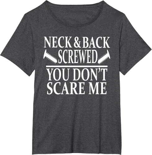 Vista 19 de Camiseta divertida para recuperación de cirugía de columna vertebral y cuello y espalda, Negro