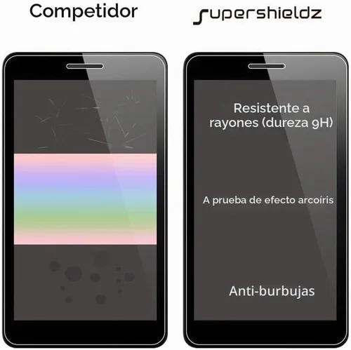 Vista 2 de Supershieldz Protector de pantalla diseñado para Samsung Galaxy Tab S3 (9.7 pulgadas), (vidrio templado), antiarañazos, sin burbujas