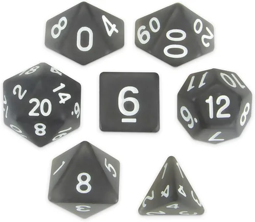 Vista 8 de Brybelly Juego de 7 dados poliédricos Series III Wiz - Edición más reciente