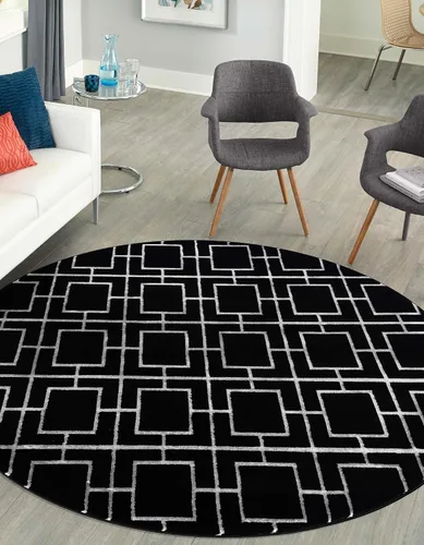 Vista 41 de Marilyn Monroe Glam Collection - Alfombra decorativa (2' x 3' 1" Rectángulo Negro y Oro)