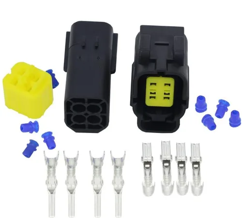Vista 6 de 5 Sets/Kits 3 Pin 0.071 in Serie Conector DJ70316Y-1.8-11/21 Impermeable Cable Eléctrico Conector del sensor de oxígeno Conector conector