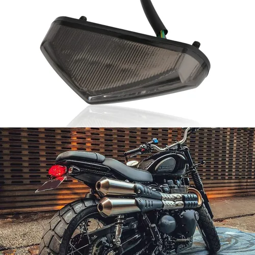 Vista 8 de Luz trasera de freno y funcionamiento de motocicleta de 12V 28 LED, luces de matrícula compatibles con motocicleta Cruiser, ATV, Banshee Warrior YFZ