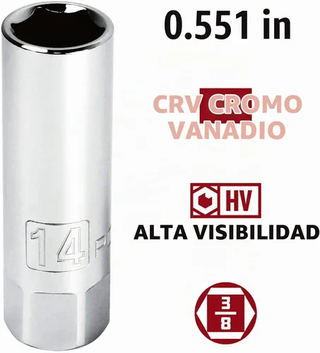 Vista 7 de Powerbuilt Juego de bujías de bujía de 5 piezas, 3/8 pulgadas, SAE