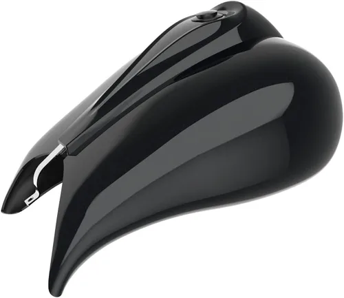 Vista 105 de Cubiertas de tanque estiradas con consola de tablero y tapa de tanque de combustible, cubiertas de combustible de galón para Harley Touring Whisky