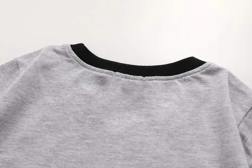 Vista 6 de Camisetas de manga corta para bebés, niños pequeños, con estampado de dinosaurios, ropa de algodón, para verano