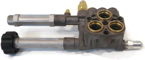 Vista 5 de Annovi Reverberi - Cabezal de bomba de repuesto completo AR43361 para SRMW2.4G28 OEM con descargador y válvulas de alivio