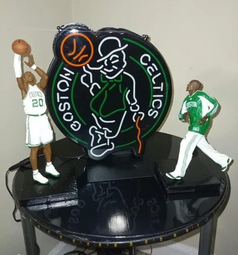 Vista 3 de Queen Sense 10 "Vivid Boston Sports Team Celtic LED signo lámpara linda brillante neón pared decoración STS759