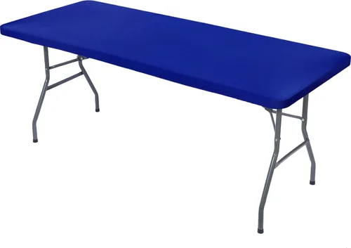 Vista 8 de CHENGU Mantel de elastano, ajustable, elástico, ajustable, para mesa de picnic, lavable, plegable, mantel rectangular de poliéster para fiesta