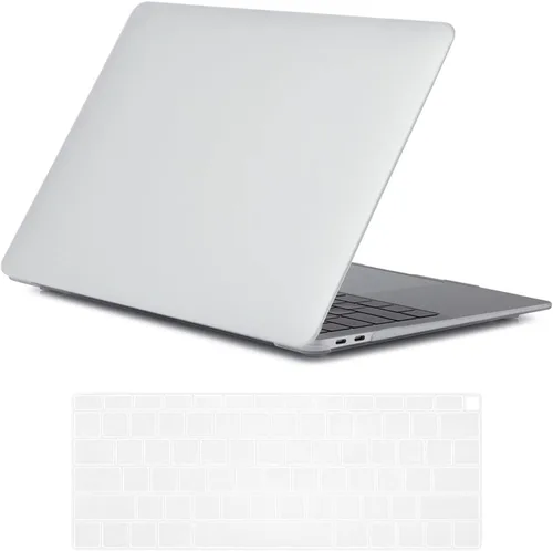 Vista 22 de Pack 5 en 1 de carcasa para MacBook Air, de Se7enline, de plástico duro, tacto suave, con protector de teclado de silicón, protector de pantalla