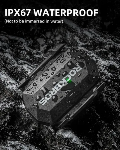 Vista 7 de ROCKBROS Ordenador de bicicleta inalámbrico Ciclismo Computadoras ANT+ Bluetooth bicicleta velocímetro odómetro bicicleta con sensor de cadencia