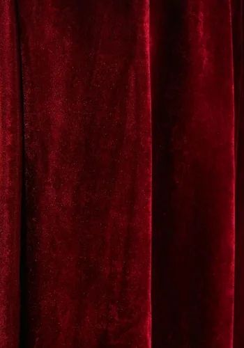 Vista 5 de Disfraz de capucha roja de talla grande para mujer, capucha de equitación roja de lujo