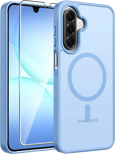 Vista 65 de FNTCASE para Samsung Galaxy Z Fold 7 Estuche Magnético: Funda de Teléfono Celular con Textura Mate Translúcida, Protección contra Caídas de Grado