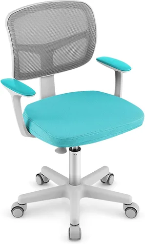 Vista 14 de GLACER - Silla de escritorio para niños, silla de estudio de malla ajustable con ruedas (morado) Swivel Ergonomic Computer Task Chair with Arms