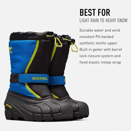 Vista 3 de SOREL - Botas de nieve con forro de fieltro para niños.