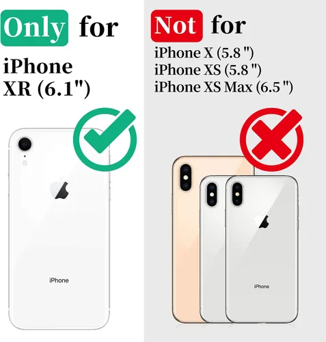 Vista 2 de Cozycase TOP - Funda impermeable militar IP68 para iPhone XR, resistente 360 a prueba de golpes, cuerpo completo, con protector de cámara
