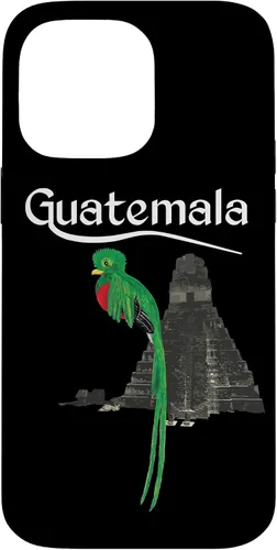 Vista 21 de Guate Quetzal Guatemala Maya Antigua Tikal Coban Volcan Cafe - Carcasa para iPhone 17