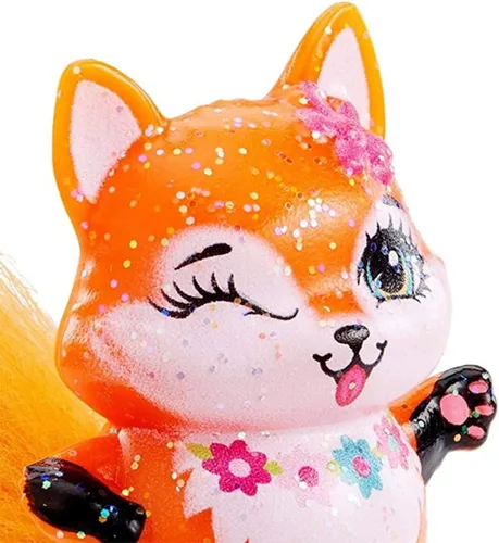 Vista 4 de Enchantimals Wonderwood Flick - Figura de zorro naranja - GLH36 ~ Felicity Fox's Bestie