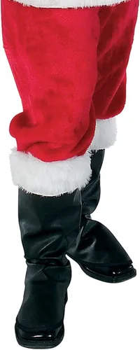 Vista 3 de Rubies Traje y accesorios de Papá Noel de felpa para hombre, rojo estándar, Rojo
