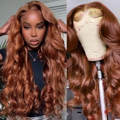 Vista 3 de Higlight - Pelucas de cabello humano con encaje frontal de color degradado, peluca de encaje frontal con abuelitos, peluca de cabello humano