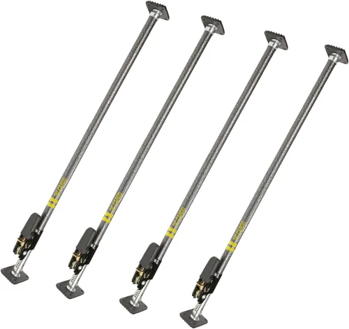 Vista 11 de DC Cargo Mall Barra de Carga Ajustable para Caja de Camioneta – Divisor de Caja de Camión de 40"-70", Estabilizador de Carga Resistente para Tundra