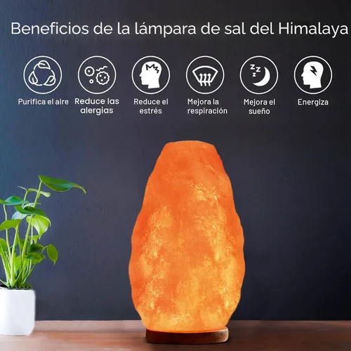 Vista 7 de Himalayan Glow Lámpara de sal con interruptor de atenuación táctil de 5-7 libras
