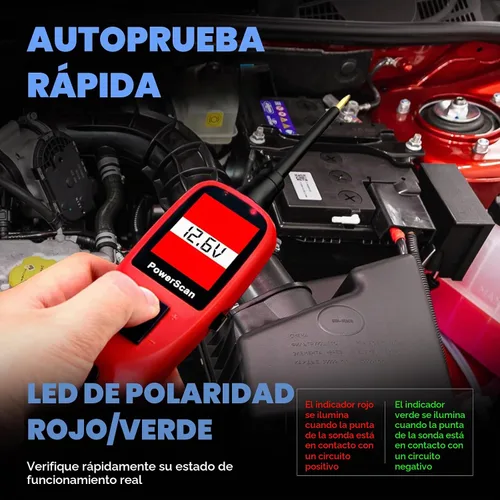 Vista 7 de Autel, medidor de sistema eléctrico PowerScan Ps100, medidor de circuito de Ps 100