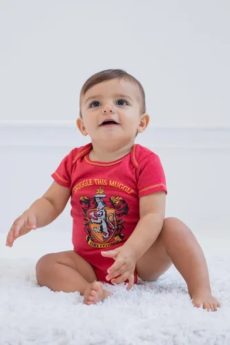 Vista 4 de Harry Potter Paquete de 4 mamelucos para bebé recién nacido a bebé