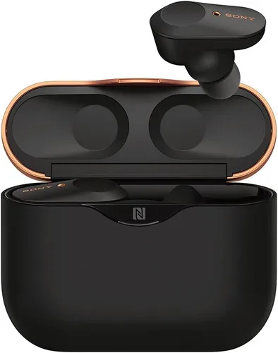Vista 7 de Sony WF-1000XM3 Auriculares con cancelación de ruido líderes en la industria, auriculares inalámbricos con Alexa, control de voz y micrófono