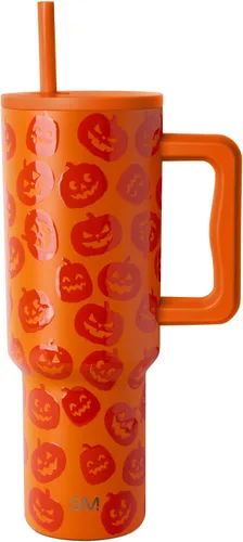 Vista 21 de Simple Modern Halloween Signature Voyager Vaso térmico de café de viaje de 16 onzas con tapa de 360° Regalos para mujeres y hombres Taza