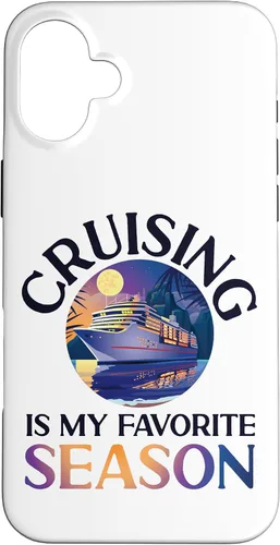 Vista 22 de iPhone 16 Cruise Ship Vacation Girl Cruising Is My Favorite Season Case