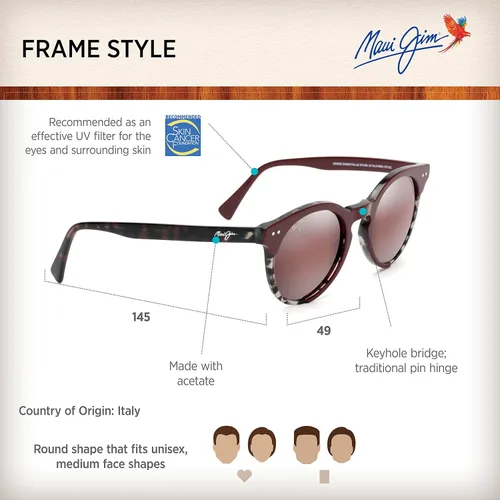 Vista 6 de Maui Jim Gafas de sol clásicas polarizadas para hombre y mujer