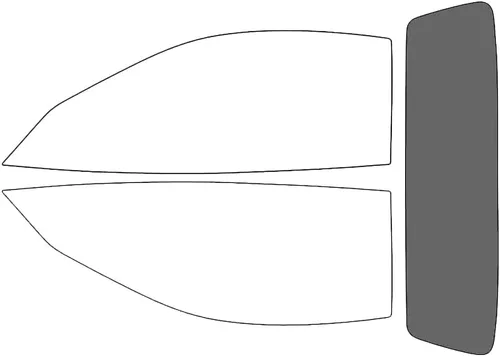 Vista 15 de Rvinyl Kit de tinte de ventana compatible con Chevrolet Corvette 1998-2004 (convertible) - Kit completo precortado - 5%