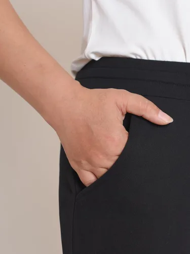 Vista 6 de Weintee Pantalones pequeños de forro polar para mujer, pantalones deportivos con forro de sherpa para invierno