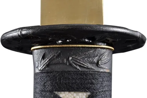 Vista 4 de Handmade Sword - Espada Katana de entrenamiento Iaido sin afilar de acero inoxidable, hecha a mano, espada completa, vaina negra