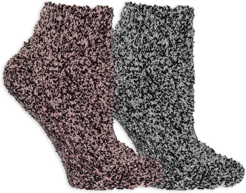 Vista 9 de Dr. Scholl's Calcetines de invierno Fairisle para mujer, surtido negro, 4-10, paquete de 3