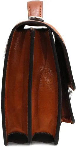 Vista 4 de Floto Milano Mini bolso de cuero de grano completo