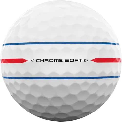 Vista 6 de Pelotas de golf Callaway Golf Chrome Soft 360 Triple Track (blanco)