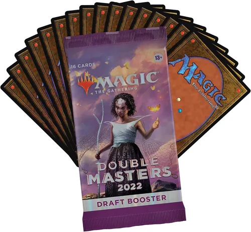 Vista 4 de Magic: The Gathering Double Masters 2022 Draft Booster Box 24 paquetes (384 cartas mágicas)