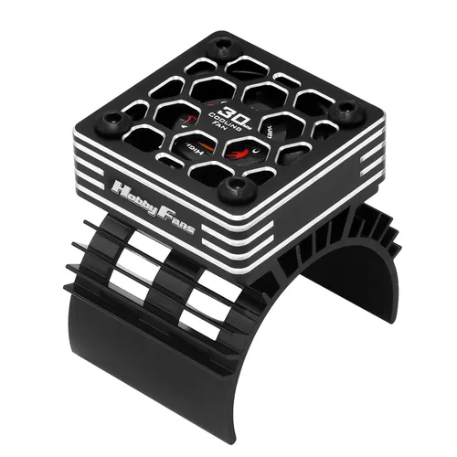 Vista 13 de Disipador de calor de motor RC con ventilador de enfriamiento de 5 V, apto para 540 550 3650 F540 3660 3670 Tamaño sin escobillas Motor Disipador