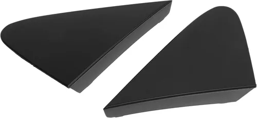 Vista 7 de 2 piezas de cubierta de esquina para guardabarros de espejo retrovisor compatible con Toyota Corolla 2008-2013, ribete triangular duradero