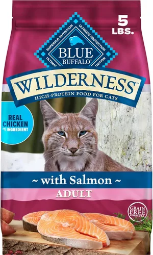 Vista 15 de Blue Buffalo Wilderness - Dieta Evolutiva Natural de la Naturaleza, Alimento Seco Natural para Gatos Adultos Alto en Proteínas y Sin Granos, Sabor