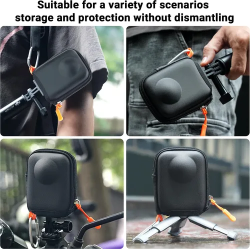 Vista 2 de Osmo 360 - Funda para accesorios DJI Osmo 360, con protector de pantalla Estuche rígido de almacenamiento de viaje compatible con protector