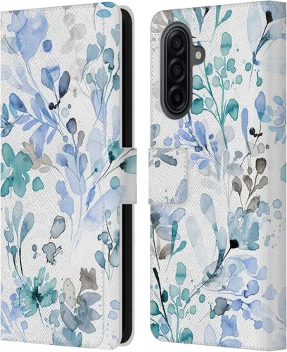 Vista 104 de Head Case Designs Officially Licensed Ninola Beige Wild Grasses Leather Wallet Case Compatible with Samsung Galaxy A07 4G