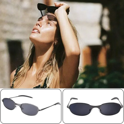 Vista 5 de Gafas de visión trasera anti seguimiento con estuche, gafas de sol UV al aire libre gafas de sol retrovisor mirando lo que está detrás de usted