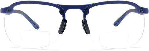 Vista 7 de VITENZI Gafas de seguridad bifocales con lectores TR90 Wrap Around Sport Safety Reading Gafas protectoras Como Negro