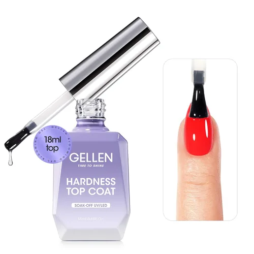 Vista 12 de GELLEN - Capa superior de gel cromado, para esmalte de gel en polvo de uñas, curado UV